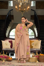 Beautiful Cotton Crush Party Wear Dress With Embroidery- 006