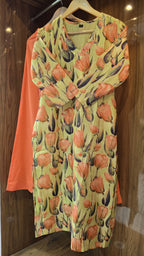 Beautiful Chanderi Cotton With Lining 2 Piece Dress - 012