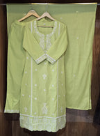 Beautiful Cotton 3 Piece Suit - 039