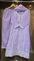 Beautiful Cotton 3 Piece Suit - 039