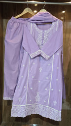 Beautiful Cotton 3 Piece Suit - 039