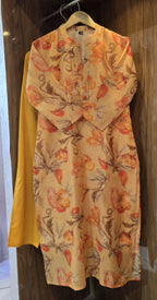 Beautiful Chanderi Cotton With Lining 2 Piece Dress - 012