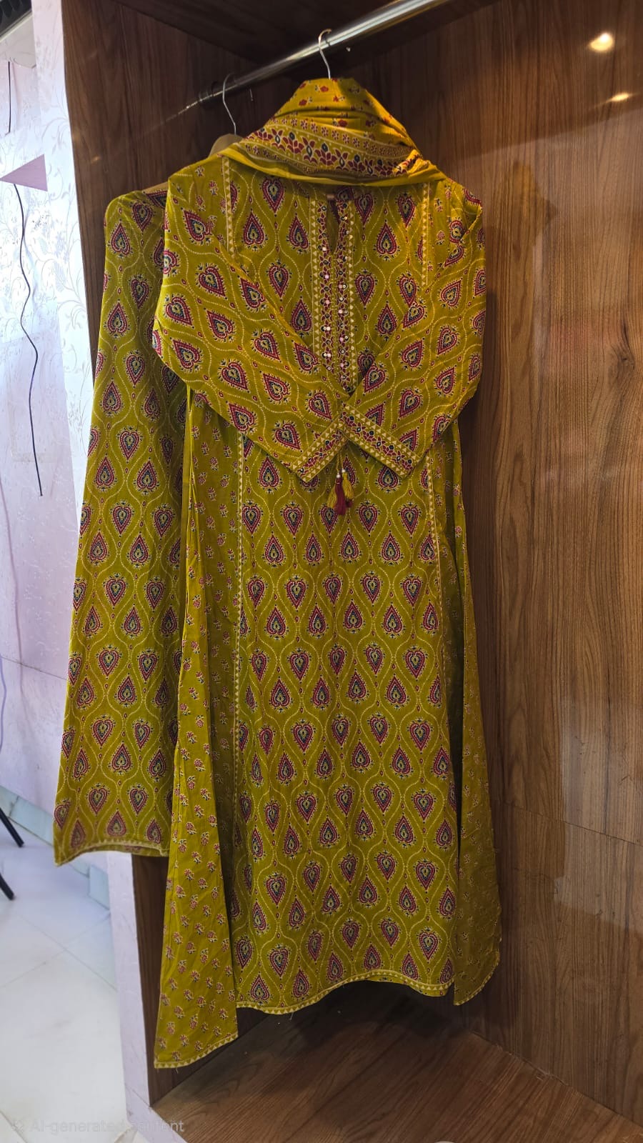 Cotton A-Line Printed Palazzo Set- 004