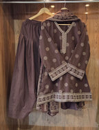 Beautiful Cotton Farsi 3 Piece Dress - 042