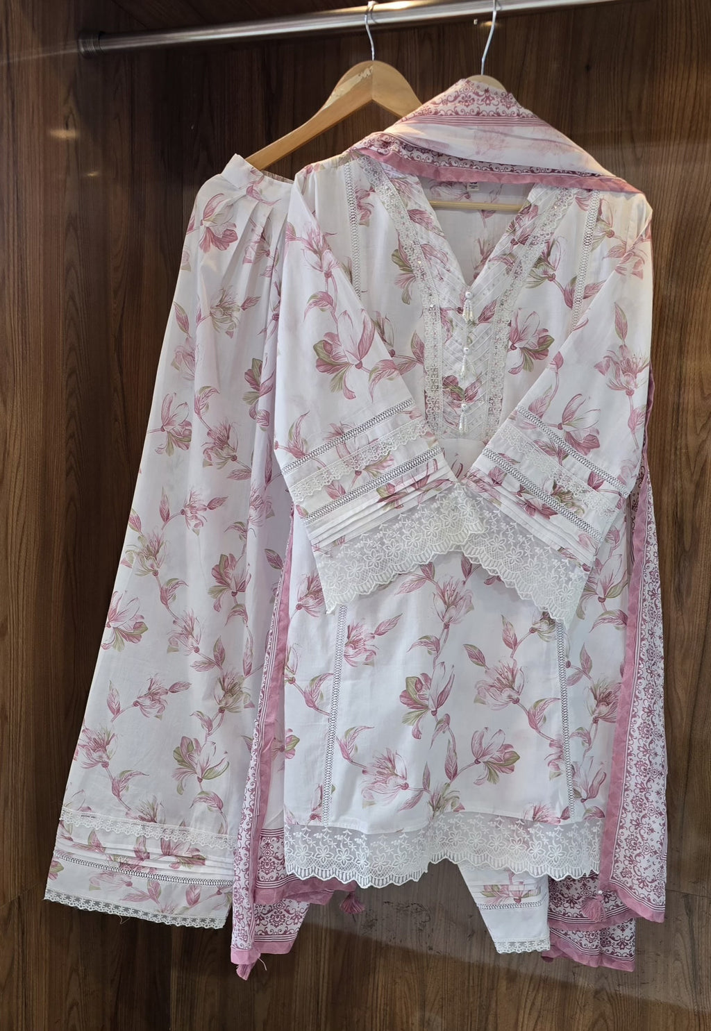 Beautiful Cotton Farsi Salwar Kurti Set - 040