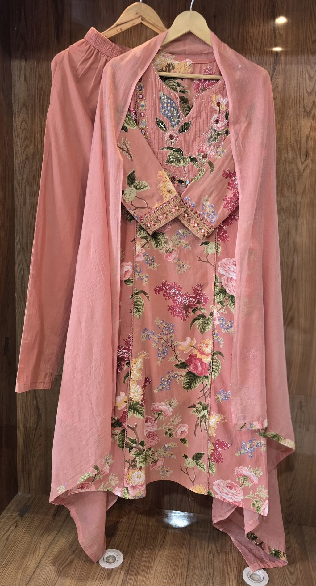 Beautiful Cotton 3 Piece Dress - 038