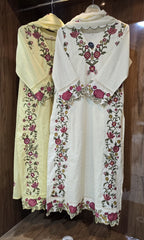 Beautiful Schiffli Cotton Dress - 032