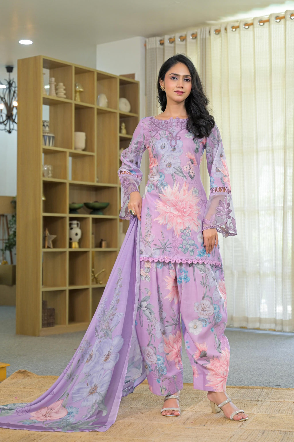 Beautiful Cotton Farsi Salwar Dress - 017