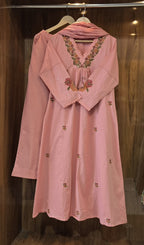 Beautiful Cotton 3 Piece Dress With Embroidery - 021
