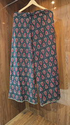 Cotton A-Line Printed Palazzo Set- 004