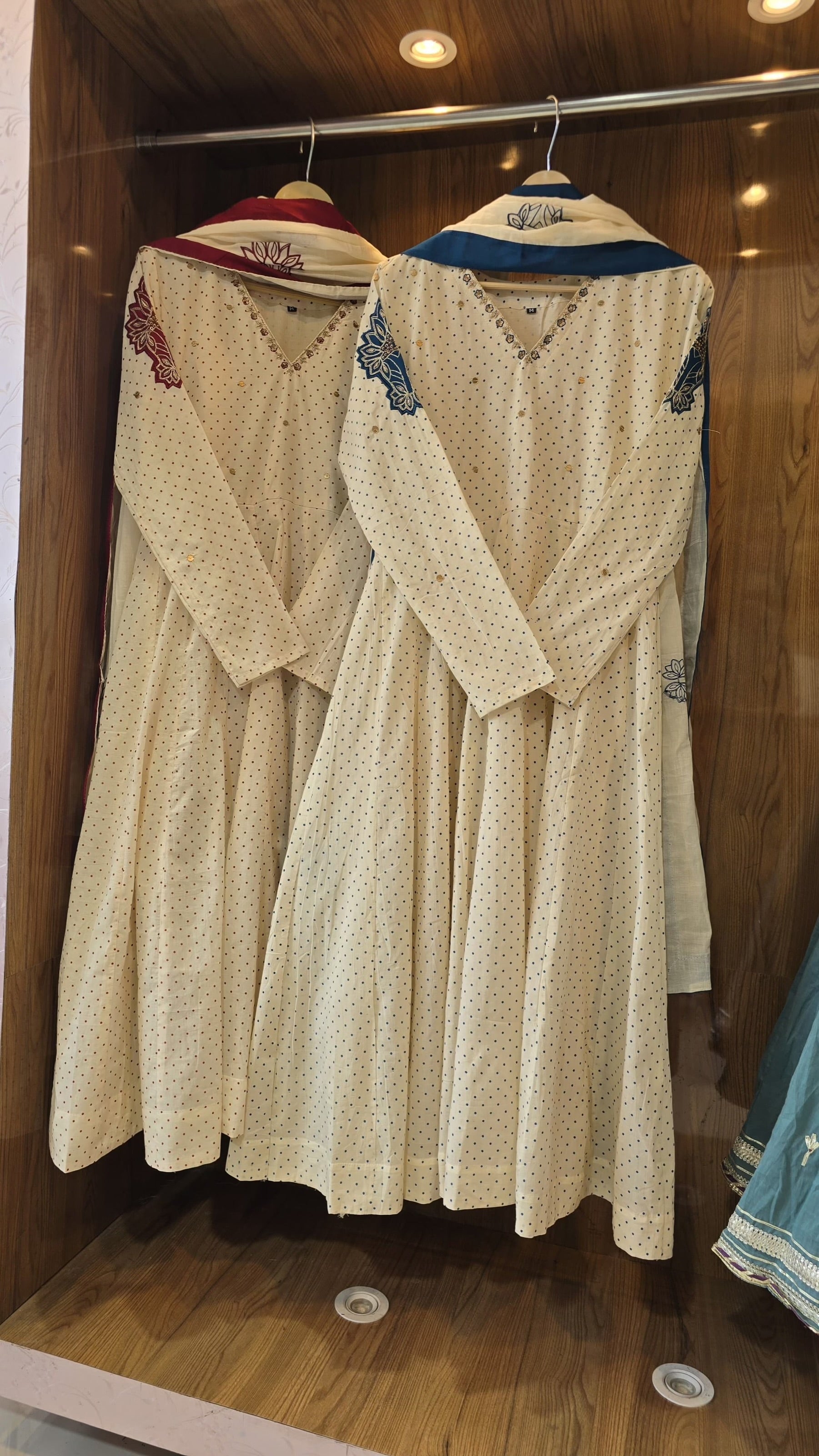 Beautiful Mul Cotton 3 Piece Suit With Appliqué Work - 027