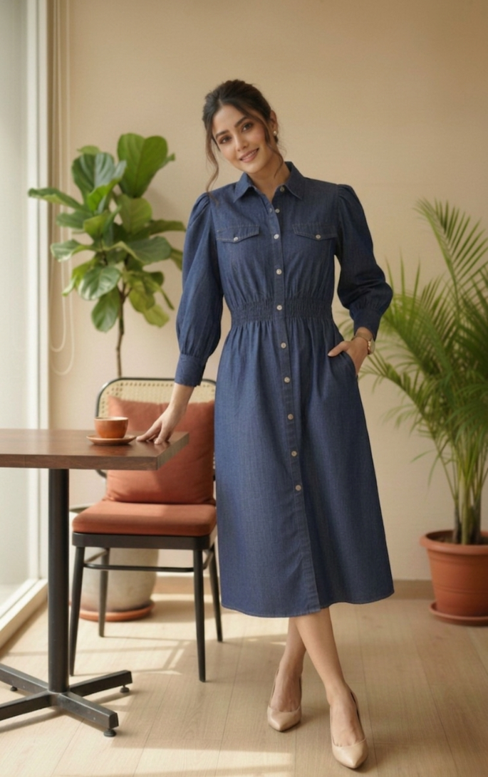 Denim Middi