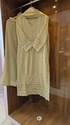 Beautiful Cotton Heavy Embroidery 3 Piece Dress - 009
