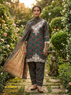 Beautiful Embroidery Farsi Salwar Dress - 016