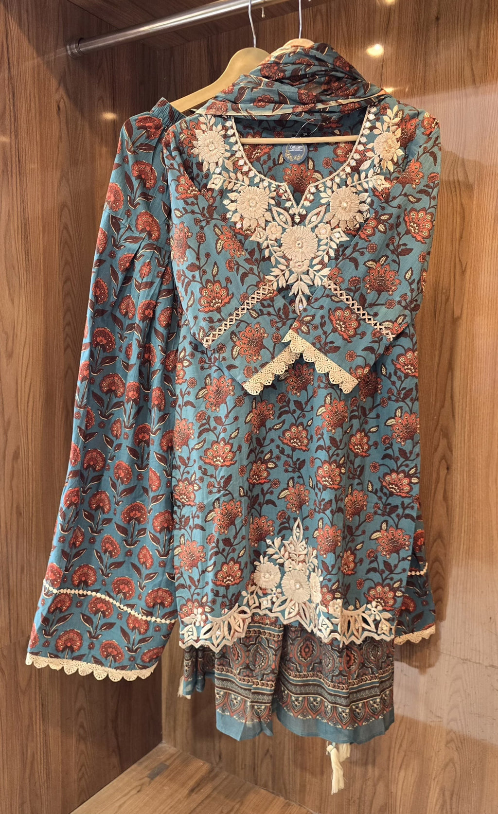 Beautiful Embroidery Farsi Salwar Dress - 016