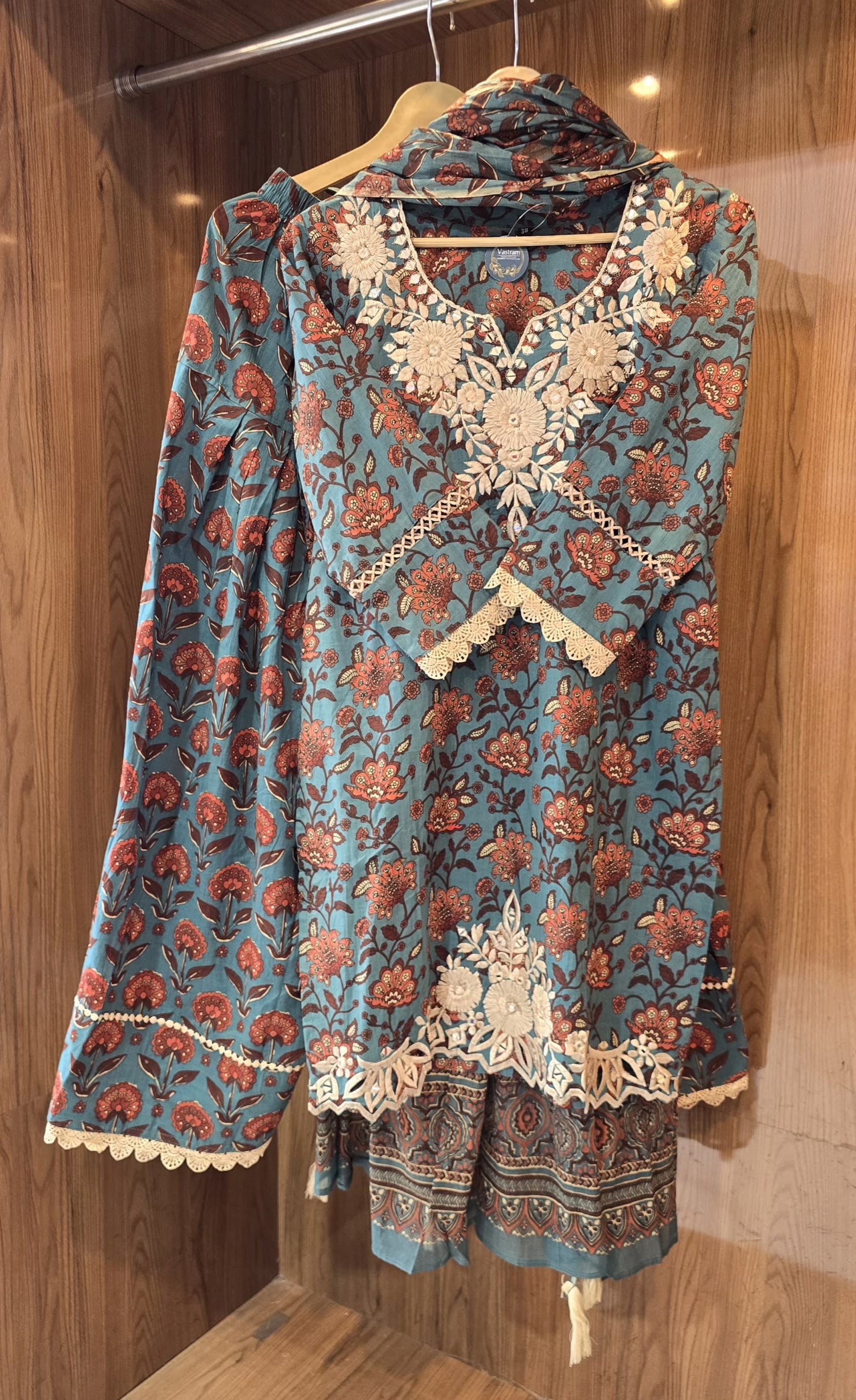 Beautiful Embroidery Farsi Salwar Dress - 016